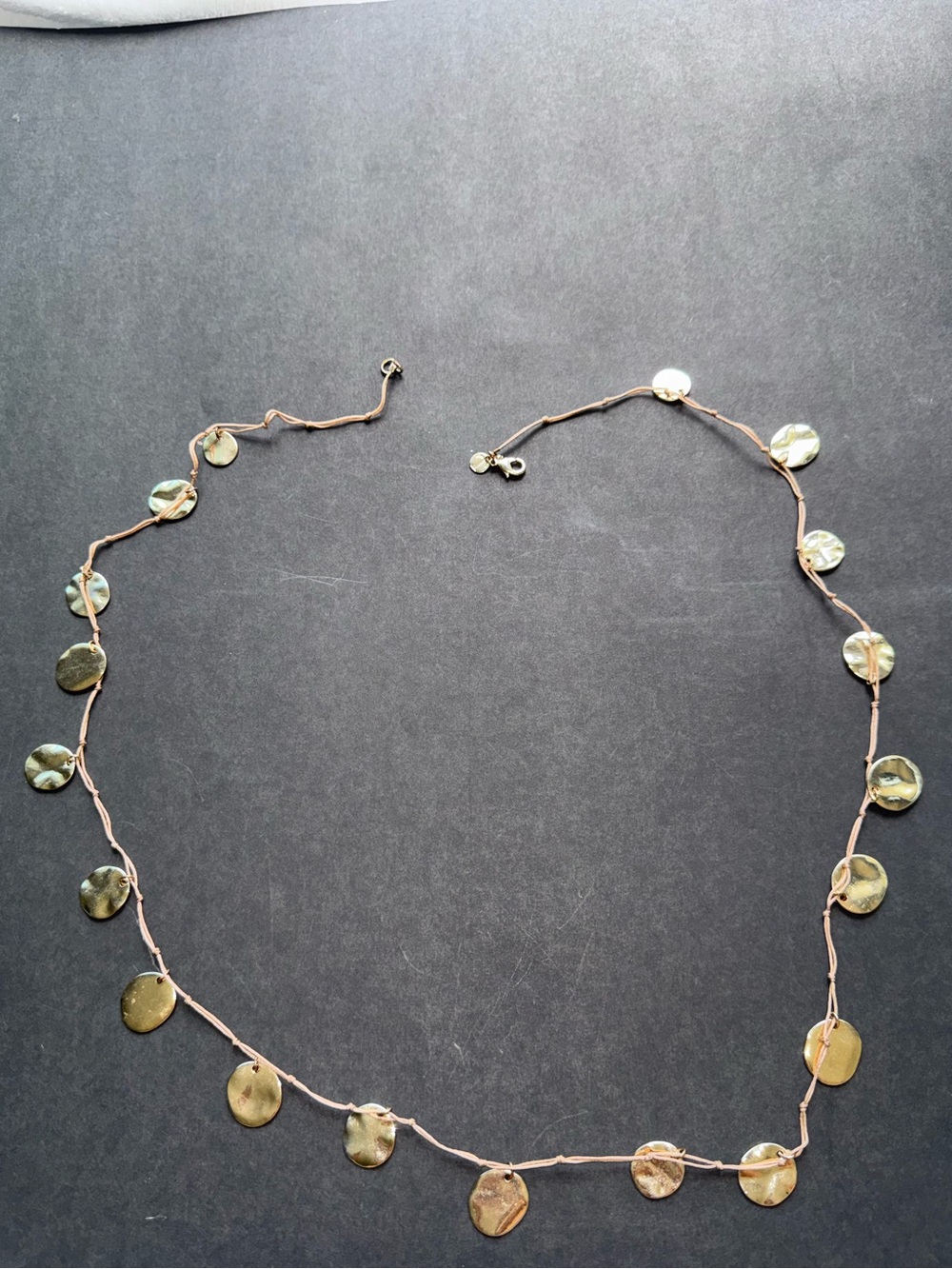 Talbots— gold dangling necklace